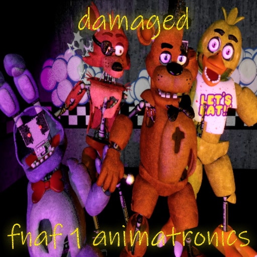 Steam Workshop::damaged fnaf 1 animatronics